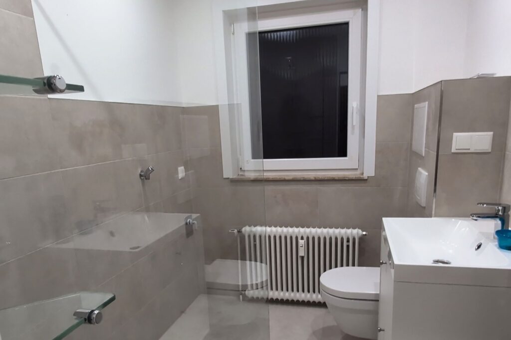Bad Harzburg: bathroom after the renovation, February 2026
