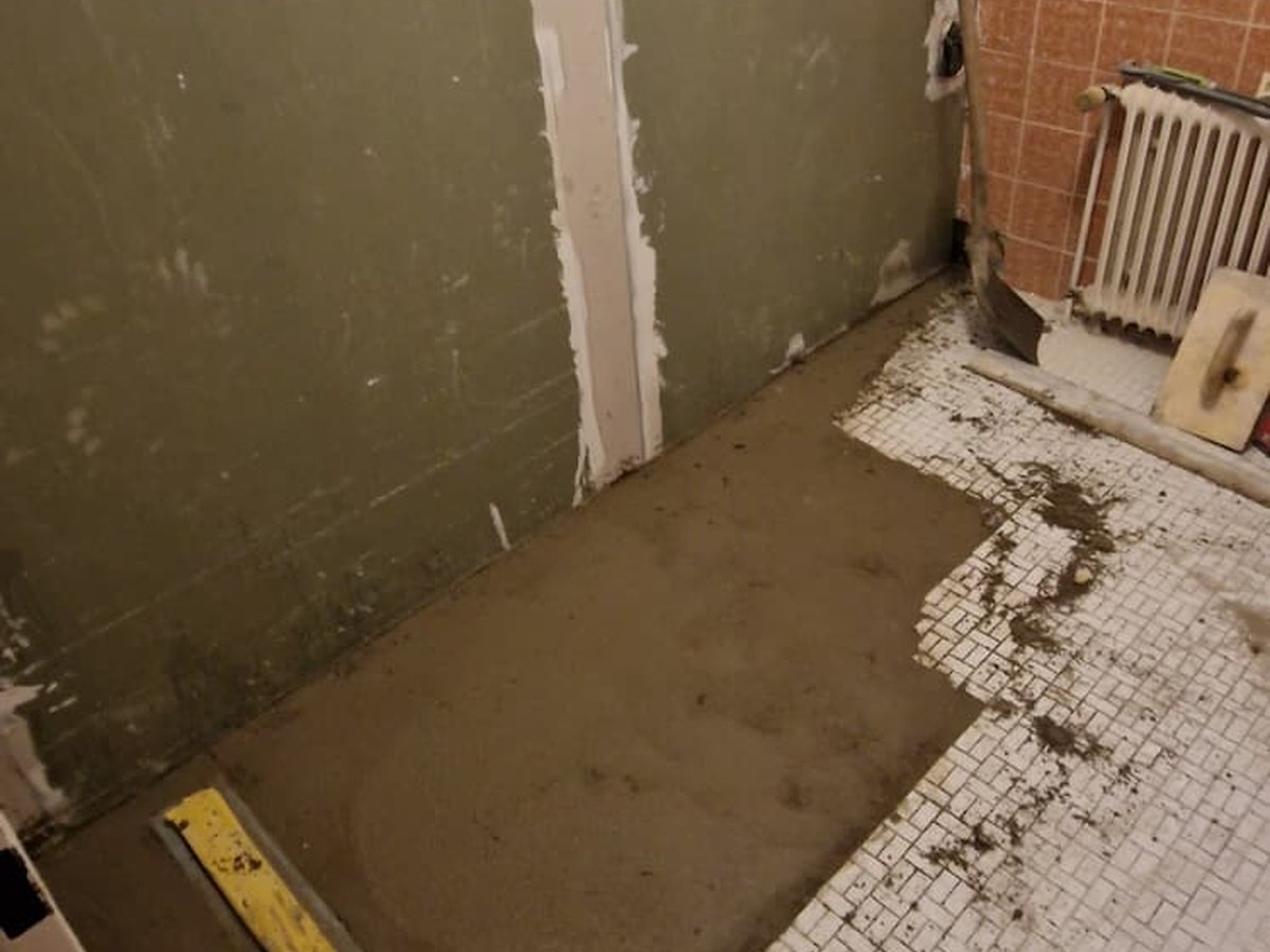 Bad Harzburg: Bathroom down to the shell, January 2026